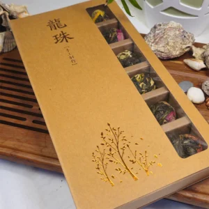 Квітковий чай 120г 18 кульок Перлини дракона, подарункова#31