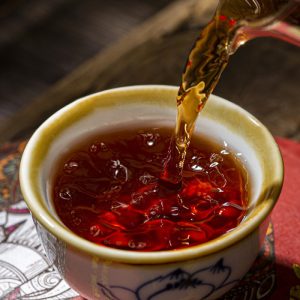 Шу пуер 357г 2019року Юньнань Сян червоне золото Yiwu Guafengzhai Pu'er №7