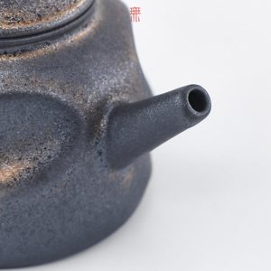 Чайник іржаве золото м'ятий у бархатній коробці, 150мл №3
