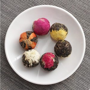 Квітковий чай 120г 18 кульок Перлини дракона, подарункова №1
