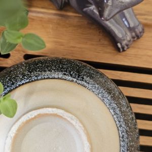 Піала керамічна 100мл золотий лист, Зима№4