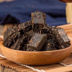 Зелений чай Монгольський Хей Ча мала плитка, 258 г№1