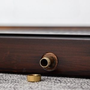 Чабань бамбукова квадратна 35х2,5см темна №3