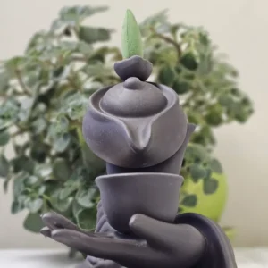 Керамічна підставка водоспад під рідкий дим дань гармонії, темна №2