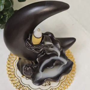 Керамічна підставка водоспад під рідкий дим Місяць №2