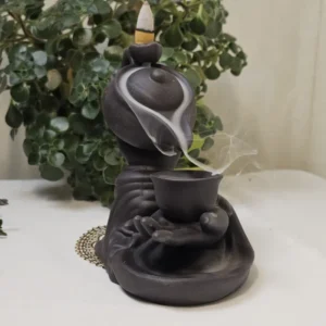 Керамічна підставка водоспад під рідкий дим дань гармонії, темна №7