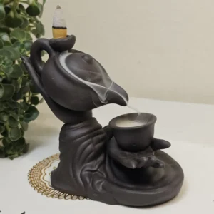 Керамічна підставка водоспад під рідкий дим дань гармонії, темна №8