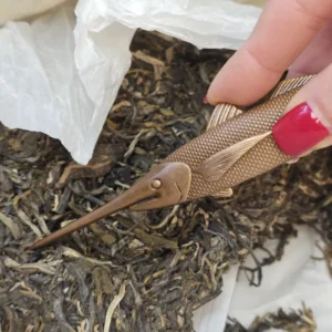 Чайне шило металеве риба-меч мідна №4