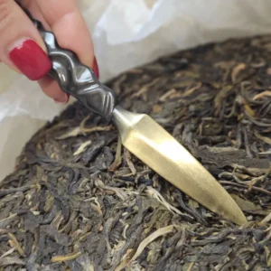 Чайний ніж металевий колос воронений латунний №2