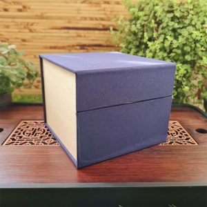 Коробка для чайників синя 12.5х12.5х10см №3