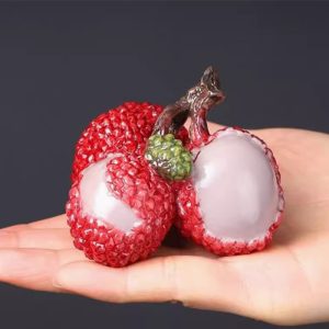 Чайна фігурка Ча Шень потрійне Лічі успіху, що міняє колір №4