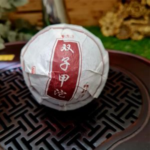 Шу пуер 125г 2016року Shuangzi Jituo вогняний гриб від Ботанік;4
