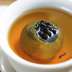 Чай Сяо Цин Ган – Шу Пуер 500г 2025року у зеленому мандарині у жестяній коробці №7