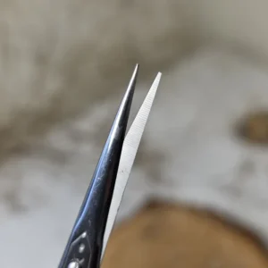 Японські вінтажні ножиці для чаю Подвійне щастя, срібло №4