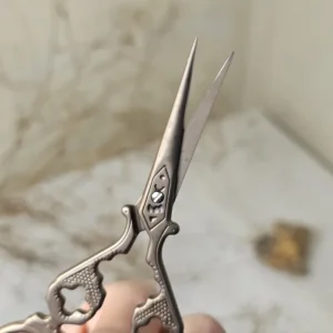 Японські вінтажні ножиці для чаю Подвійне щастя, мідь №3