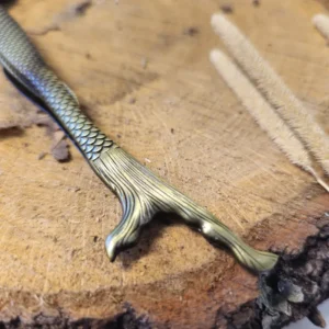 Чайний пінцет Рибка достатку, латунь №7