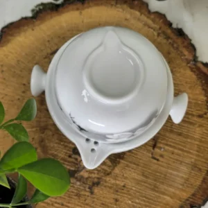 Набір кейс яйце одинокий воїн заварник 120мл та піала 100мл, пробудження лотоса №3