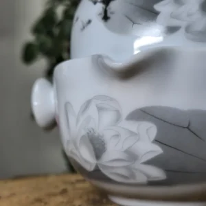 Набір кейс яйце одинокий воїн заварник 120мл та піала 100мл, пробудження лотоса №4