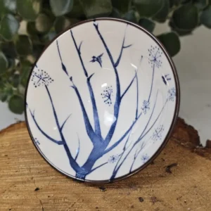 Піала 70мл біло-синя з широким верхом №35 від Лу Чжаньюань №1