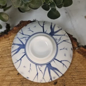 Піала 70мл біло-синя з широким верхом №35 від Лу Чжаньюань №3