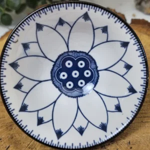 Піала 70мл біло-синя з широким верхом №34 від Лу Чжаньюань №3