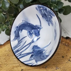 Піала 70мл біло-синя з широким верхом №36 від Лу Чжаньюань №1