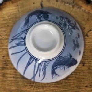 Піала 70мл біло-синя з широким верхом №36 від Лу Чжаньюань №2