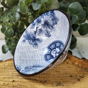 Піала 70мл біло-синя з широким верхом №33 від Лу Чжаньюань №1