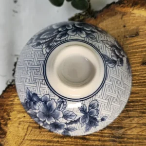 Піала 70мл біло-синя з широким верхом №33 від Лу Чжаньюань №2