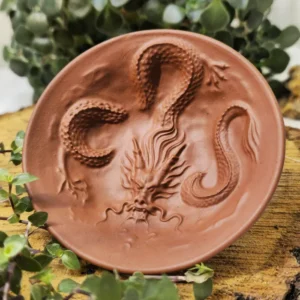 Майстер піала 60мл вогняний дракон з ісинської глини, світла №1