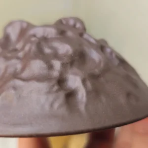 Майстер піала 60мл вогняний дракон з фіолетової глини, темна №3