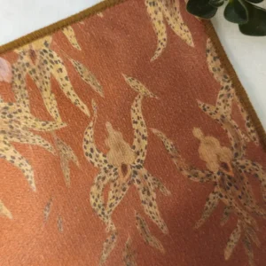 Серветка чайна Мелодія квітів і птахів, мікрофібра 28х15см №3