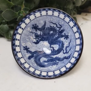 Піала 70мл біло-синя з широким верхом №42 від Лу Чжаньюань №1