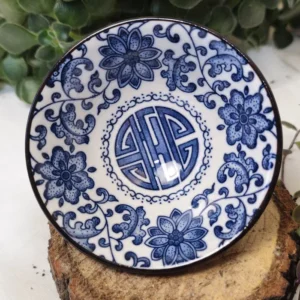 Піала 70мл біло-синя з широким верхом №41 від Лу Чжаньюань №1