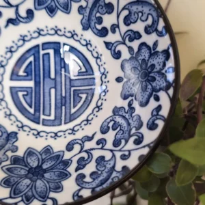 Піала 70мл біло-синя з широким верхом №41 від Лу Чжаньюань №3