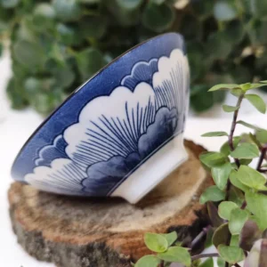 Піала 70мл біло-синя з широким верхом №40 від Лу Чжаньюань №2