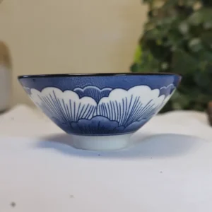 Піала 70мл біло-синя з широким верхом №40 від Лу Чжаньюань №4