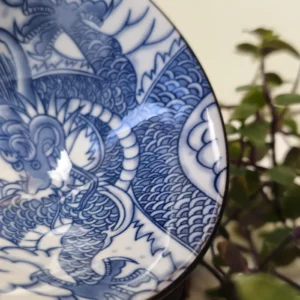 Піала 70мл біло-синя з широким верхом №39 від Лу Чжаньюань №3