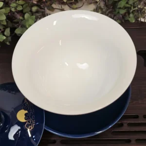 Гайвань фаянсова 175мл синя – шукаючий лелека №3