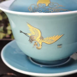 Гайвань фаянсова 175мл бірюзова – шукаючий лелека №2