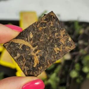 Чай Шу пуер 6г 2025р палацовий Сяо То золота цеглинка, ваговий 1кг №2