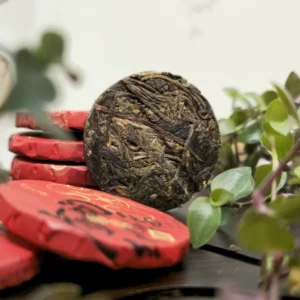 Чай Шен пуер 6г 2024р благословення Золотої змії Сяо То, ваговий 1кг №1