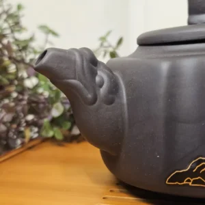 Чайник 300мл Ісинська глина ріки та гори, малюнок що змінює колір №3