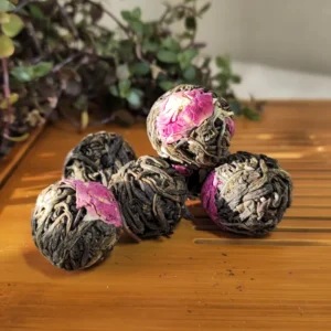 Чай Шен пуер 6-8г з квіткою троянди, перлина дракона, ваговий 1кг №1