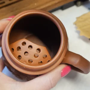 Чайний заварник самотній воїн монах світлий 250мл з піалою №4