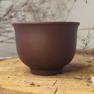 Піала Ісинська глина 100мл шоколадна, кубок №5