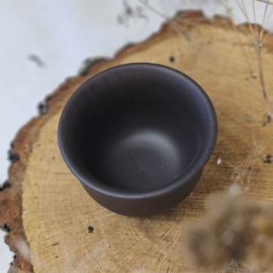 Піала Ісинська глина 100мл темна, кубок №3
