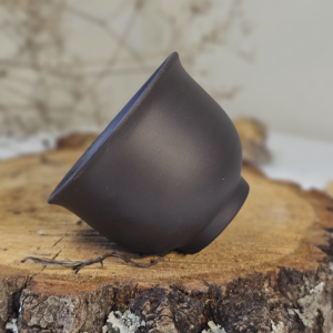 Піала Ісинська глина 100мл темна, кубок №4