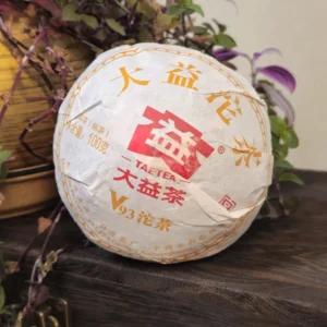 Чай Шу пуер 100г 2022року V93 ТуоЧа з Менхай від Да І №1
