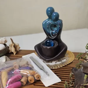 Керамічна підставка водоспад під рідкий дим, дві душі №1